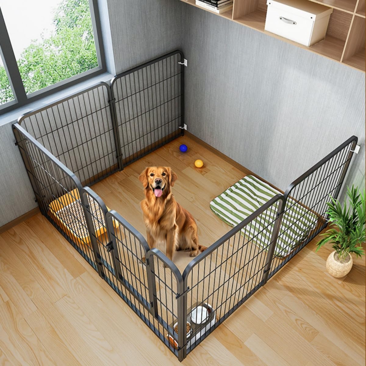 Amazon | NIGOE ペットサークル 犬 ペットフェンス 犬 サークルケージ